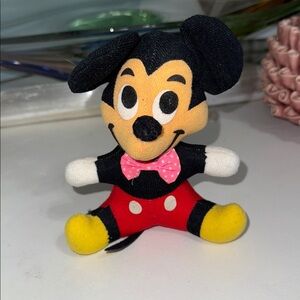 🎀VTG 1960-70s  Original Disney Mickey Mouse Plush mouse toy